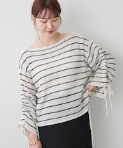 メッシュＷドロストプルオーバー