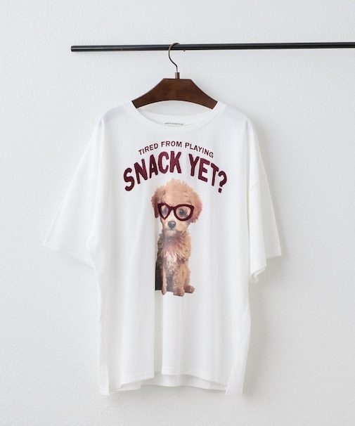 【continuer】 めがねDOGTEE