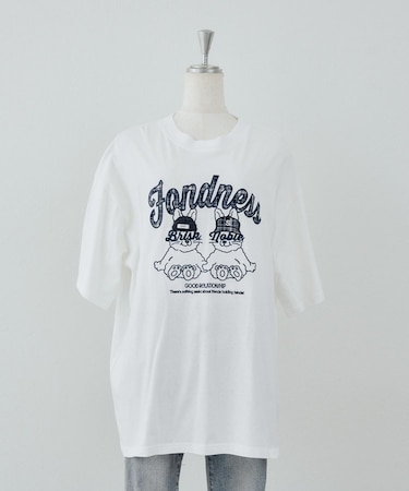 【ANOTHER BRANCH】ラビットニット帽チェックロゴTEE