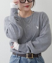 【U.S. POLO ASSN.】スエットライクニットプルオーバー