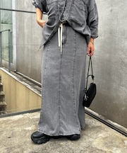リヨセルデニムマーメイドスカート