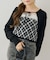 【continuer】フェイクファー付キャミ&ボレロニットセット