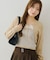 【continuer】フェイクファー付キャミ&ボレロニットセット
