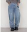 【continuer】【サイズ展開あり】リボンビジューチャーム付きワイドパンツ