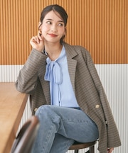 【SETUP対応】オンオフ万能 金ボタンテーラージャケット