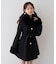 【continuer】フェイクファー付2wayミドルコート