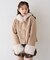【continuer】フェイクファー付ショートダッフルコート