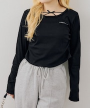 【continuer】配色リボンドロストロンTee