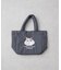 アニマル刺繍パフトート