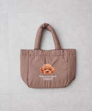 アニマル刺繍パフトート