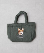 アニマル刺繍パフトート