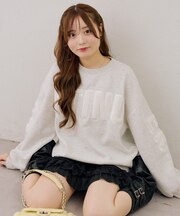 【continuer】 ビックロゴファースウェット