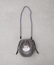 ボア刺繍コードショルダー