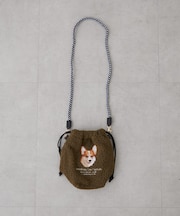 ボア刺繍コードショルダー