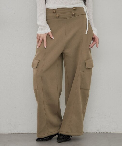 【continuer】セットアップ可能ナポレオン風スウェットパンツ