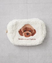 【人気シリーズ！】アニマルボア刺繍ポーチ