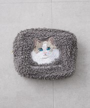 【人気シリーズ！】アニマルボア刺繍ポーチ