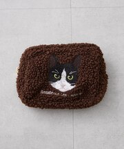【人気シリーズ！】アニマルボア刺繍ポーチ