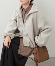 ダブルフェイススタンドWZIPブルゾン