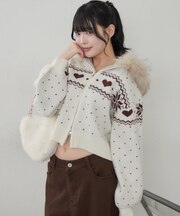 【continuer】冬の韓国っぽカジュアルはこれで決まり、ノルディックパーカー
