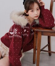 【continuer】冬の韓国っぽカジュアルはこれで決まり、ノルディックパーカー