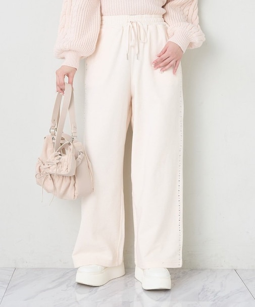 【one after another 】ビジューカットパンツ