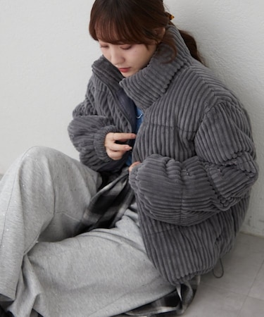 コール中綿ブルゾン