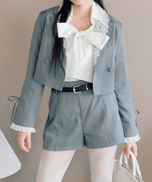 【OLIVE des OLIVE】ベルト付きショートパンツ