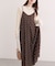 【natural couture】リボン付きドットキャミワンピース