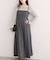 【natural couture】フロントボタンキャミワンピース