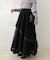 【natural couture】メッシュティアードスカート