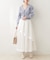 【natural couture】メッシュティアードスカート