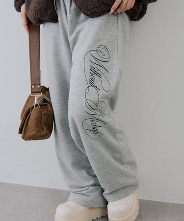 【ANOTHER BRANCH】刺繍ロゴパンツ