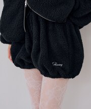 【continuer】【セットアップ可能】フワフワボアバルーンパンツ