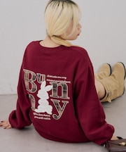 【ANOTHER BRANCH】チェックロゴ×ラビットスエット