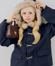【ANOTHER BRANCH】ファー付ダッフルショートコート