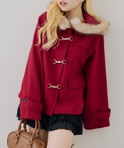 【ANOTHER BRANCH】ファー付ダッフルショートコート