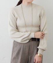プチハイラメリブニット