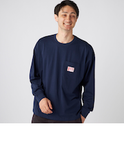 OP胸ポケットロングTシャツ