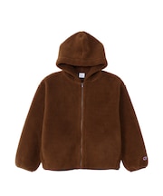 CHECK ZIP HOODED JACKET