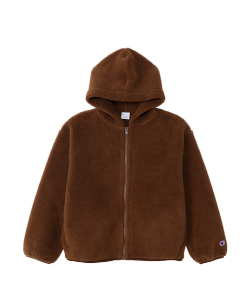 CHECK ZIP HOODED JACKET