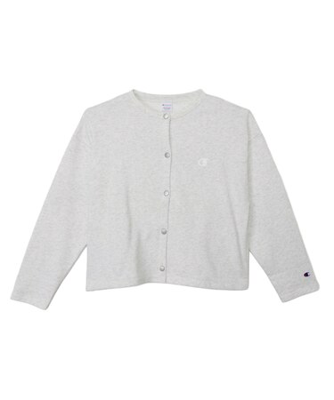 CREW NECK SNAP SWEATSHIRT