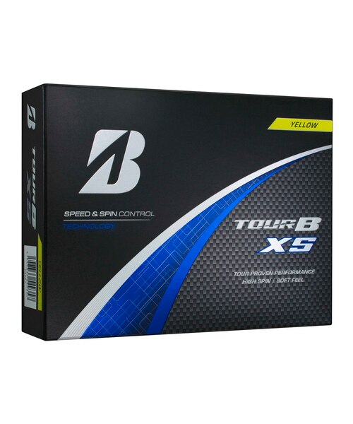 24年モデル】TOUR B XS（イエロー） [1ダース：12個]｜ブリヂストン