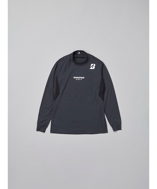 秋冬【B-02】 長袖モックネックシャツ