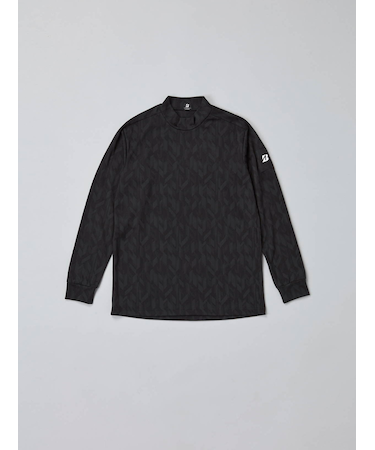 秋冬【B-02】 長袖モックネックシャツ