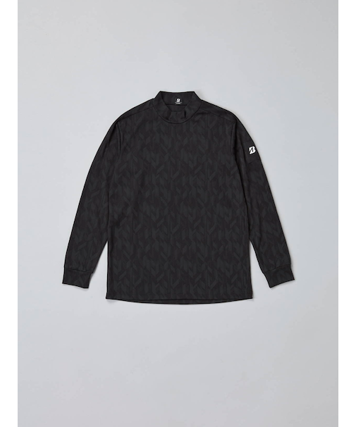 秋冬【B-02】 長袖モックネックシャツ