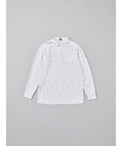 ブリヂストン 長袖シャツ B-03 M ホワイト 秋冬 【B－03】 長袖共衿シャツ｜ブリヂストンゴルフプラザの