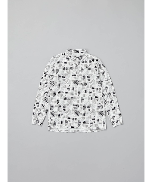 秋冬【B-02】 長袖共衿シャツ