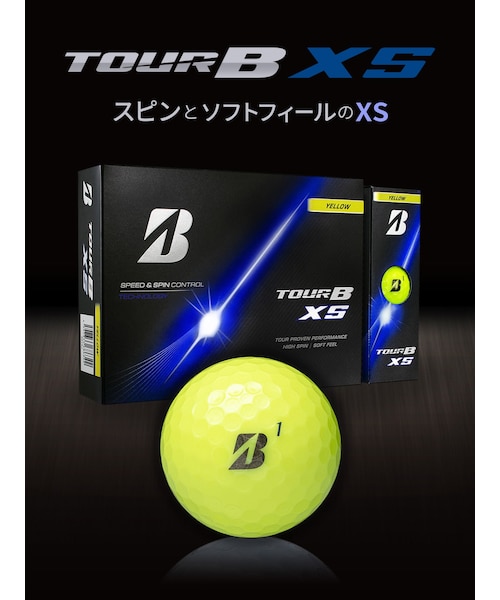 2026年モデル TOUR B XS（イエロー） [1ダース：12個]｜ブリヂストン