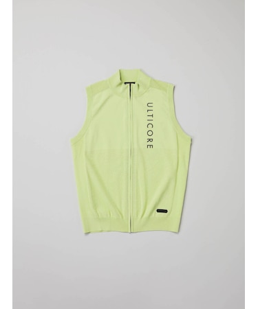 春夏 前開きニットベスト